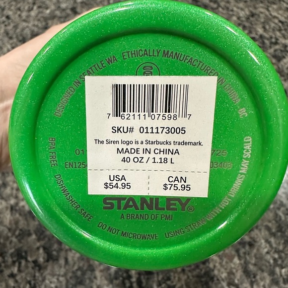 Starbucks Stanley Target Exclusive - Green Pearl Shimmer - Summer 2025 - Picture 6 of 7